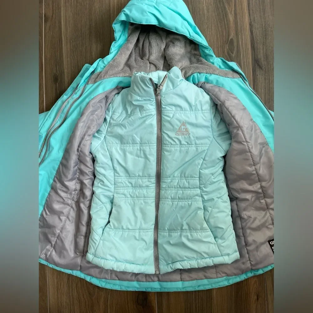 Gerry S 7/8 Kids blue and Gray 3 in 1 Winter Jacket. - Picture 11 of 16